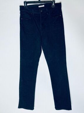 Levi’s 724 Black Tag Black High Rise Straight Leg Jeans 31 Normcore Contemporary
